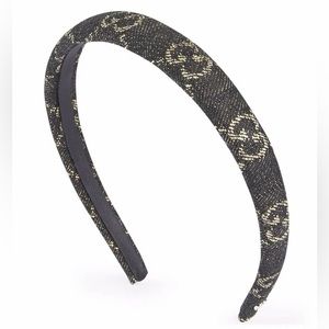 Gucci GG Denim Headband - Size Medium